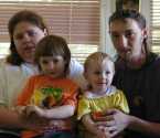 April, Kayleigh, Desiree and Danny